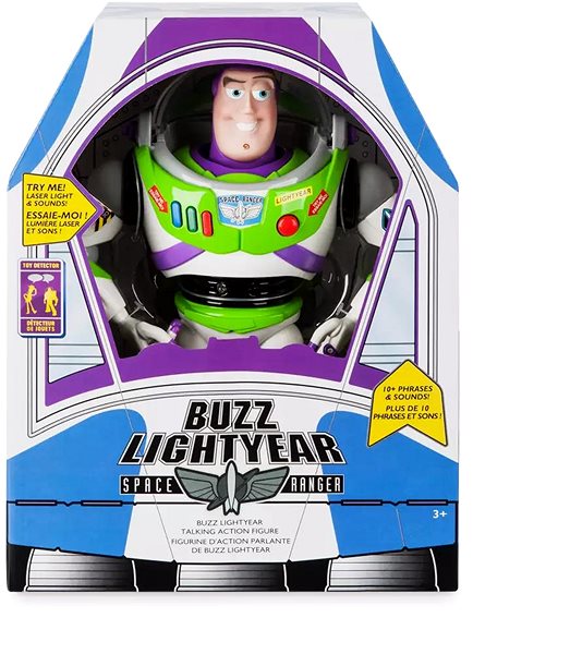 Figurka DISNEY Toy Story Příběh Hraček originální interaktivní mluvící akční figurka Buzz Lightyear ...