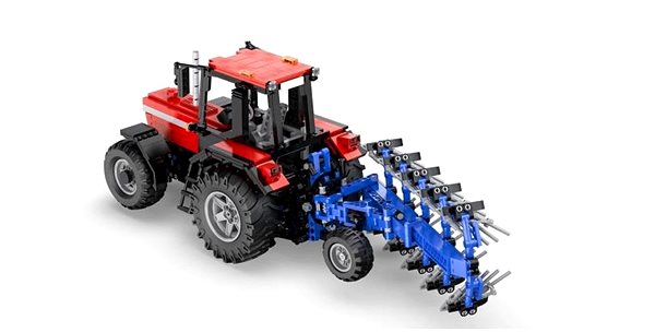 RC traktor na ovládanie CADA RC Stavebnica RC Traktor s pluhom 1675 dielikov ...