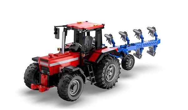 RC traktor na ovládanie CADA RC Stavebnica RC Traktor s pluhom 1675 dielikov ...