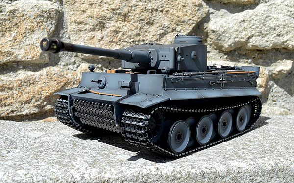RC tank Torro TIGER raná verze Infrared, metal edice ...