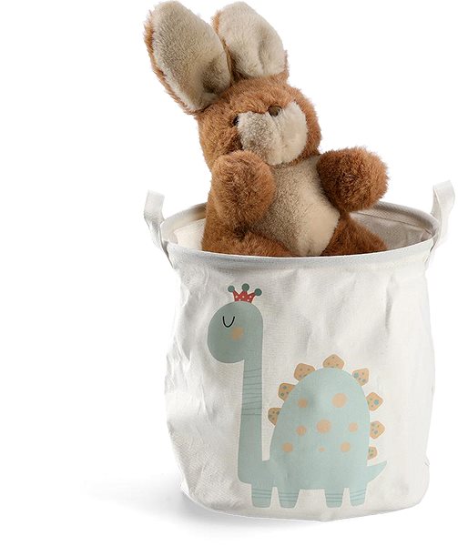 Aufbewahrungsbox Zeller Kinder-Aufbewahrungsbox, Leinwand, Dinosaurier, 30 x 30 cm ...
