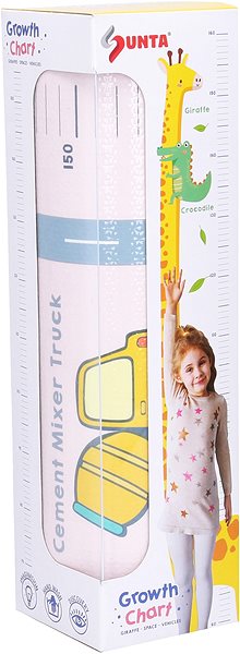 Detský meter na stenu Wiky Detský meter na stenu penový autá 120 cm ...