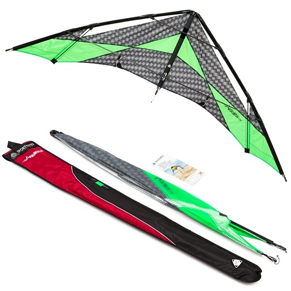 Šarkan Invento Športový drak Arrow M-Kite 64 × 174 cm, na 50 – 100 kp šnúry ...