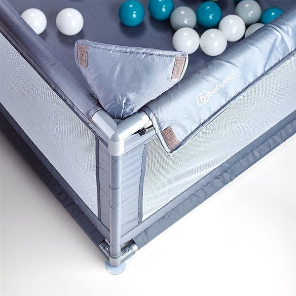 Ohrádka pro děti BabyGO Playpark Grey ...