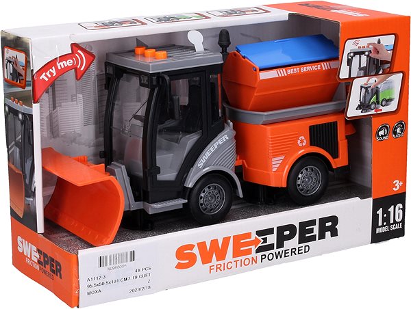 Model auta Wiky Auto úklidové s efekty 28 cm ...
