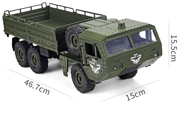 RC auto S-Idee Steffen Stabler RC vojenský truck 1:16 zelený ...