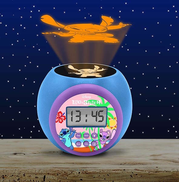 Lexibook Stitch alarm clock with projector.