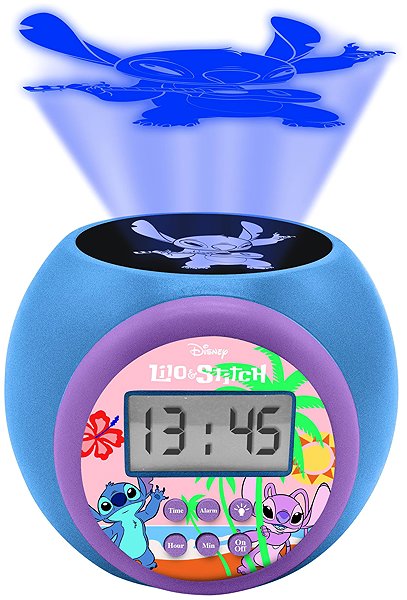 Lexibook Stitch alarm clock with projector.