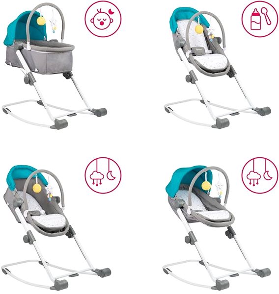 Baby Rocker Badabulle Deckchair Compact Dream ...