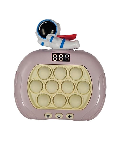 Pop it Leventi V3 Quick push game astronaut růžový ...