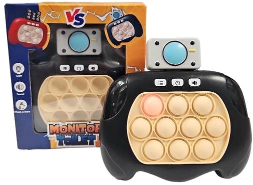 Pop it Leventi VS Pop it Arkádový Skibidi herní monitor Toilet Robot - quick push game hra ...