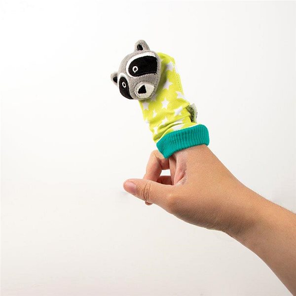 Rattle BBLÜV Rattling Socks Düo Hedgehog / Racoon .