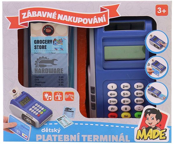 MaDe Payment terminal toy till.