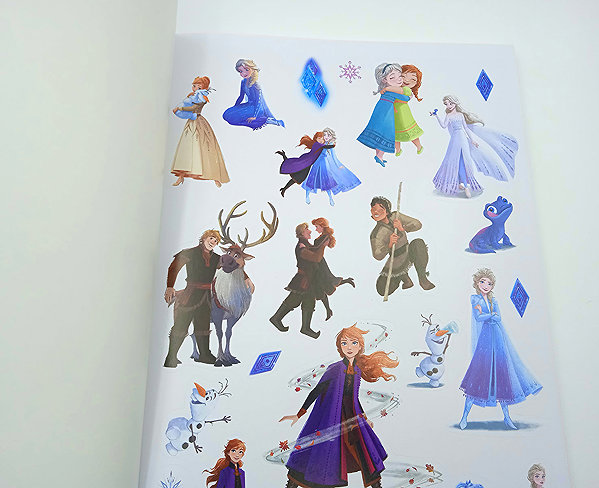 colouring page DISNEY Maxi colouring Jumbo - Frozen .