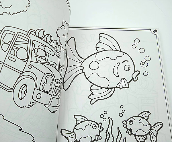 colouring page Jumbo Maxi colouring page Fire truck .
