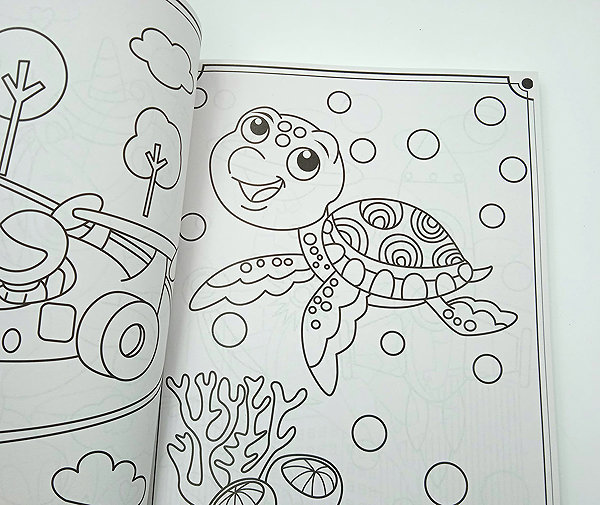 colouring page Jumbo Maxi colouring Book Little Green Dinosaur .