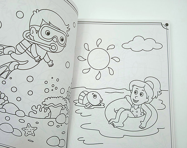 colouring page JUMBO Maxi colouring page - Magic Unicorn .