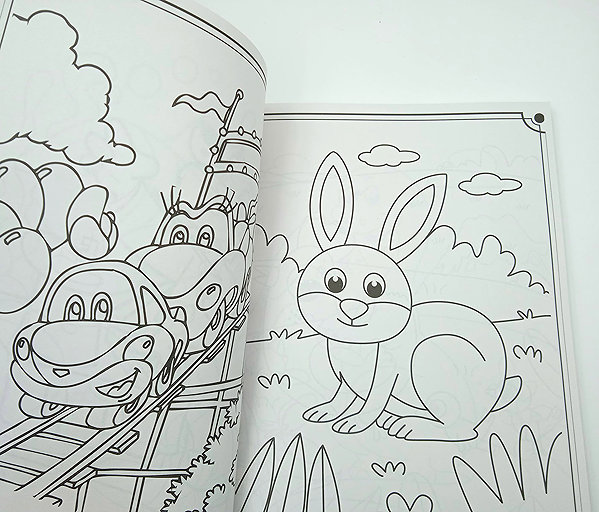 colouring page JUMBO Maxi colouring page - Magic Unicorn .