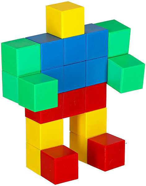 KIK KX3630 Magnetic building blocks set, 32 pieces.