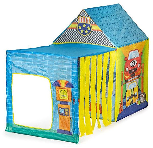 Tent for Children iPlay 8174 Play tent with car service design 150 × 110 × 75 cm ...