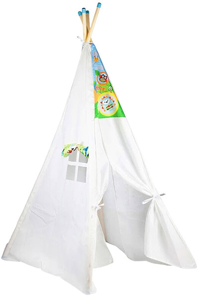 Tent for Children LEAN Toys 9505 Teepee, white ...