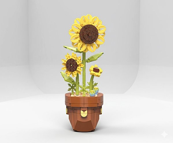 Flor de Cristal Sunflower Building Set.