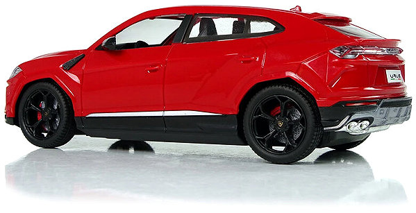 RC Car LEAN Toys 9732 Auto R/C 1:24 Lamborghini Urus 2.4 GHz with Lights, Red.
