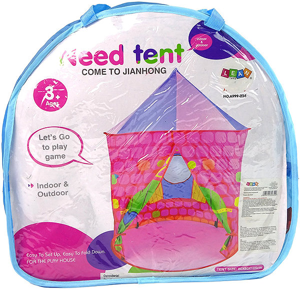 Tent for Children LEAN Toys 15247 Children's tent Princess Palace, pink ...
