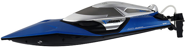 RC boat LEAN Toys 16350 RC Motorboat with effects, blue.