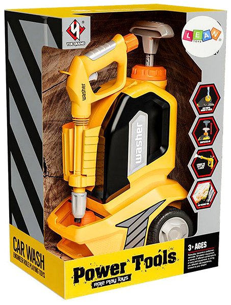 LEAN Toys 20277 pressure washer with water function and accessories.