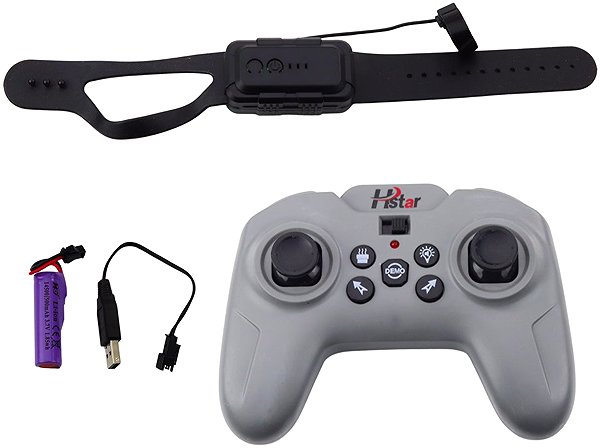 Távirányítós autó LEAN Toys 22679 RC versenyautó füst effekt, 2.4G, fekete ...