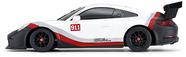 Rastar 20602 Remote Control Car R/C Porsche 911 GT3 1:18, White.
