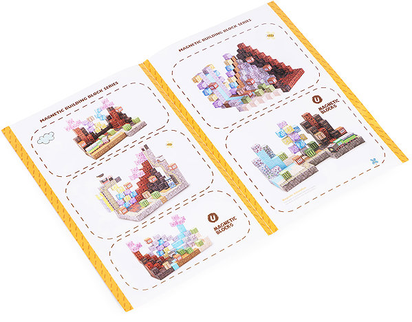 MULTISTORE HC740669 Magnetic building blocks set, 160 pcs.