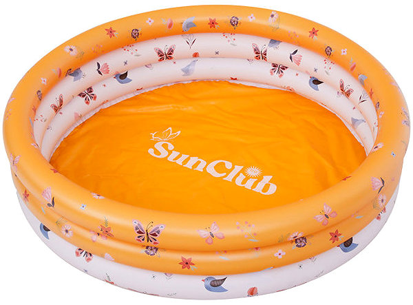 SunClub 51458 Inflatable pool 192L, with butterflies, orange and white.