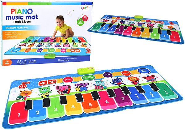 LEAN Toys 17953 interactive musical dance mat with instruments and sounds.