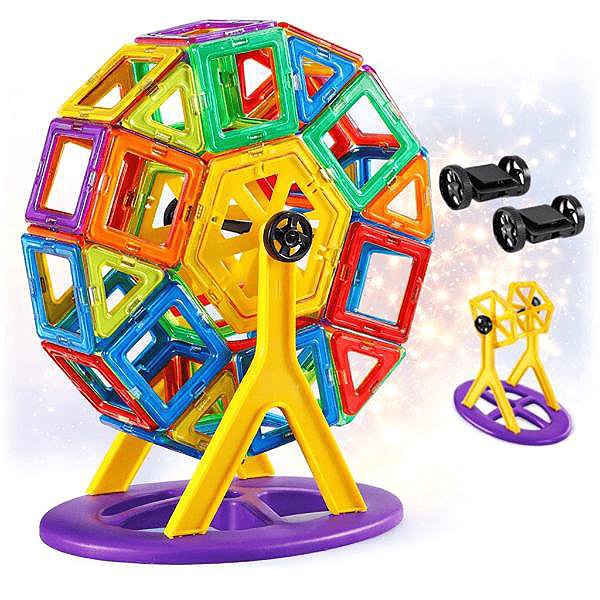 PHgate Magnetic building set 130 pcs for children.