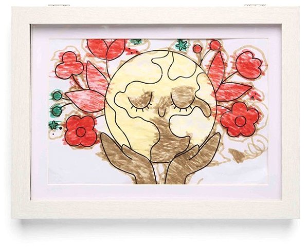 Photo Frame Happy Hands Wooden Frame for Drawings ...