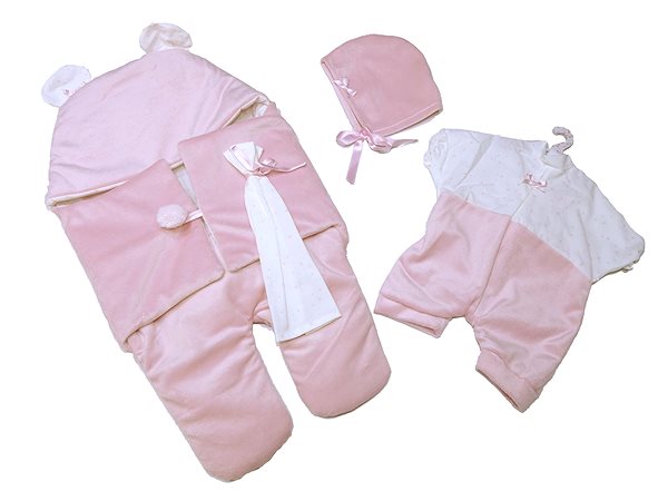 Oblečenie pre bábiky 2-dielny oblečok pre bábiku bábätko New Born veľkosť 40 – 42 cm ...