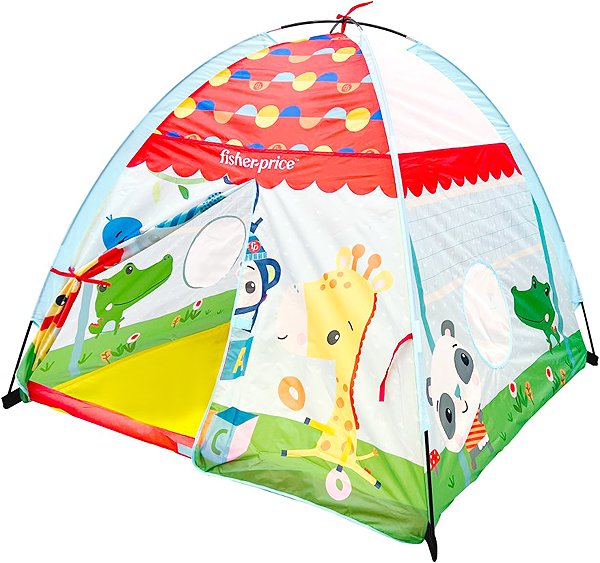 Tent for Children MATTEL Fisher-Price Children's tent with animals ...
