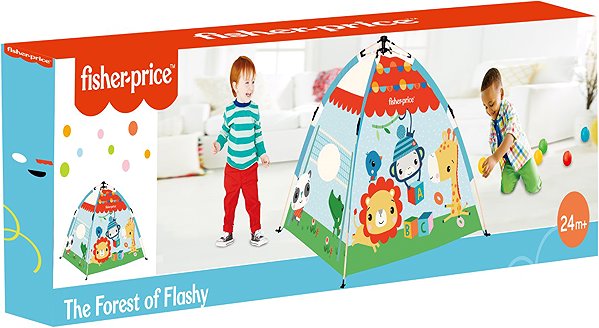 Tent for Children MATTEL Fisher-Price Children's tent with animals ...