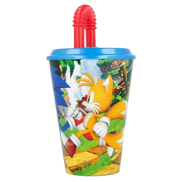Pohár na nápoje Téglik plastový so slamkou 430 ml – Sonic ...