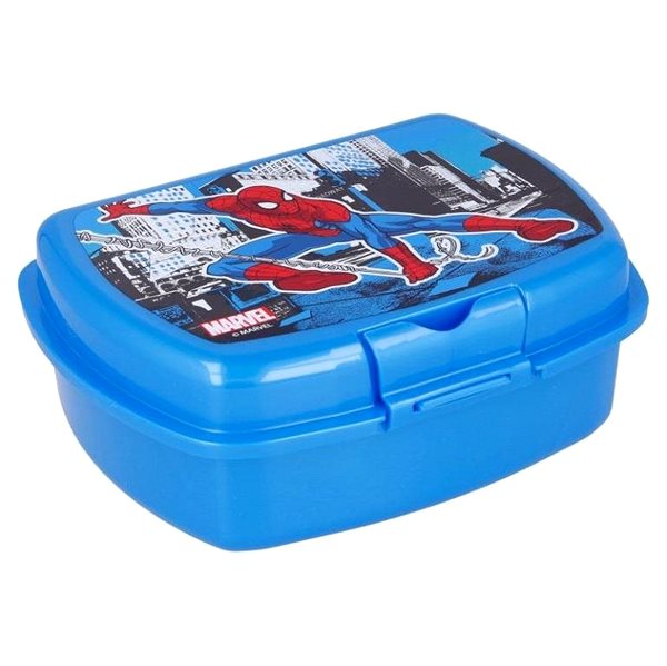Desiatový box Box na desiatu Spiderman Bočný pohľad