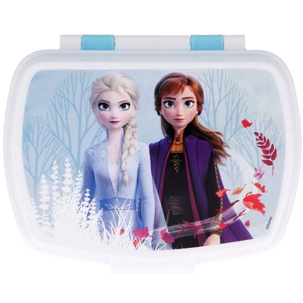 Desiatový box Detský box na desiatu Frozen 2 – Svetlomodrý Screen