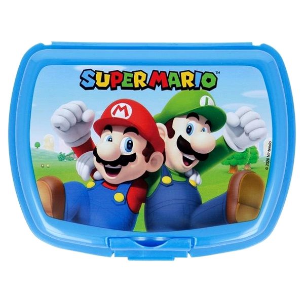 Desiatový box Detský box na desiatu Super Mario – modrý Screen