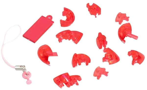 3D puzzle Hcm Kinzel 3D Crystal puzzle přívěsek Mini srdce 14 dílků ...