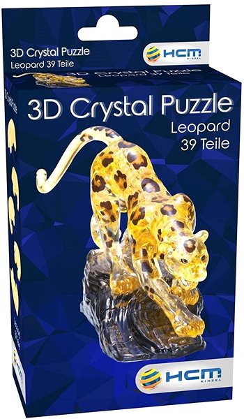 3D puzzle Hcm Kinzel 3D Crystal puzzle Levhart 39 dílků ...