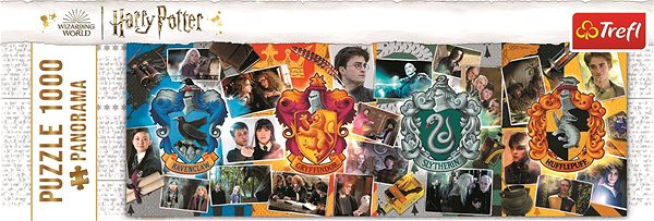 Puzzle Trefl Panoramatické puzzle Harry Potter: Štyri rokfortské fakulty 1000 dielikov ...