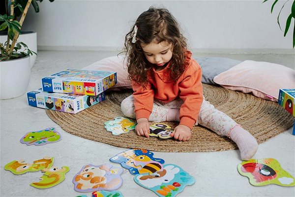 Puzzle Trefl Baby puzzle V lese 6v1 (2-6 dílků) ...