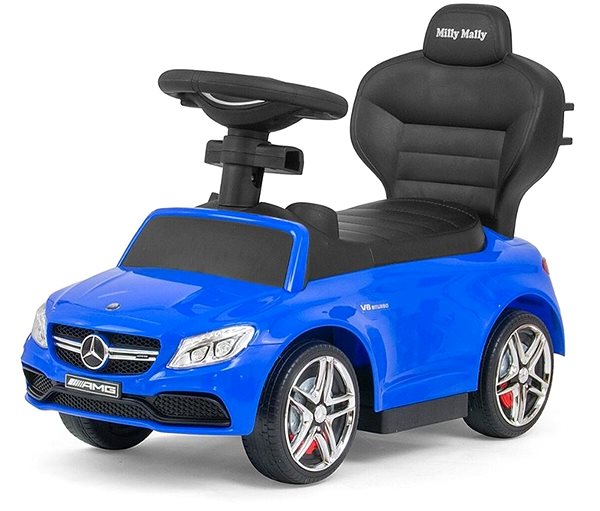 Odrážadlo Milly Mally Odrážadlo s vodiacou tyčou Mercedes Benz Amg C63 Coupe blue ...