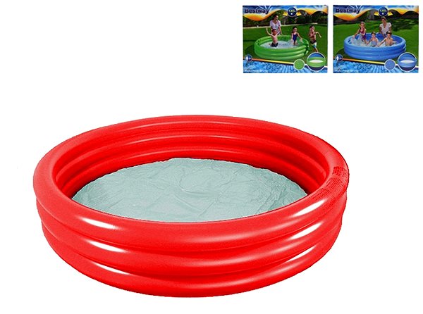 Inflatable crystal pool, 3 chambers, 183 × 33 cm children's pool.